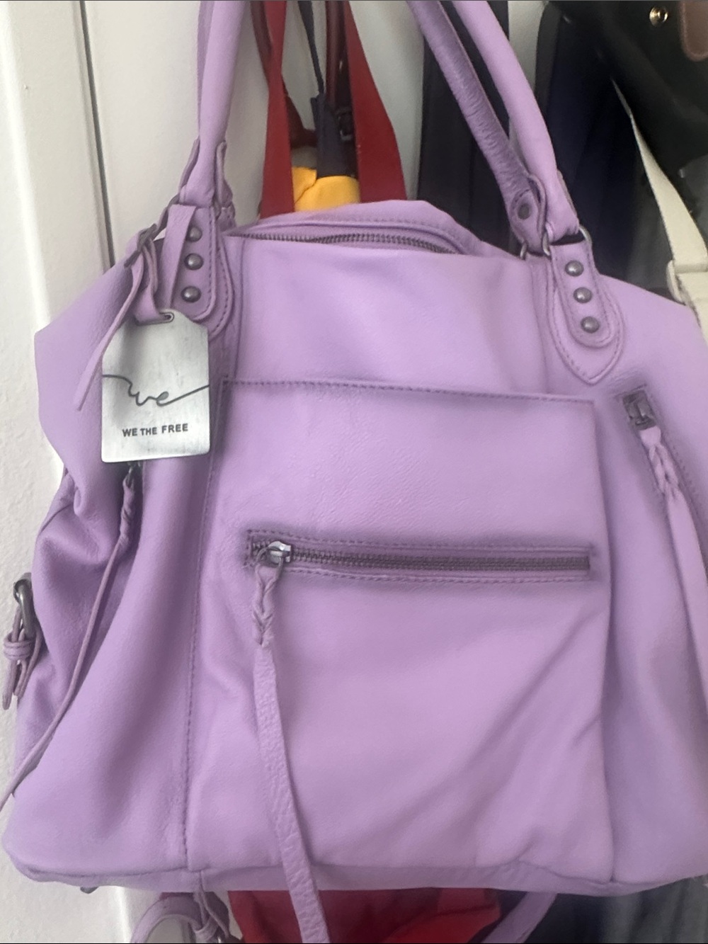 We The Free Lilac Shoulder Bag